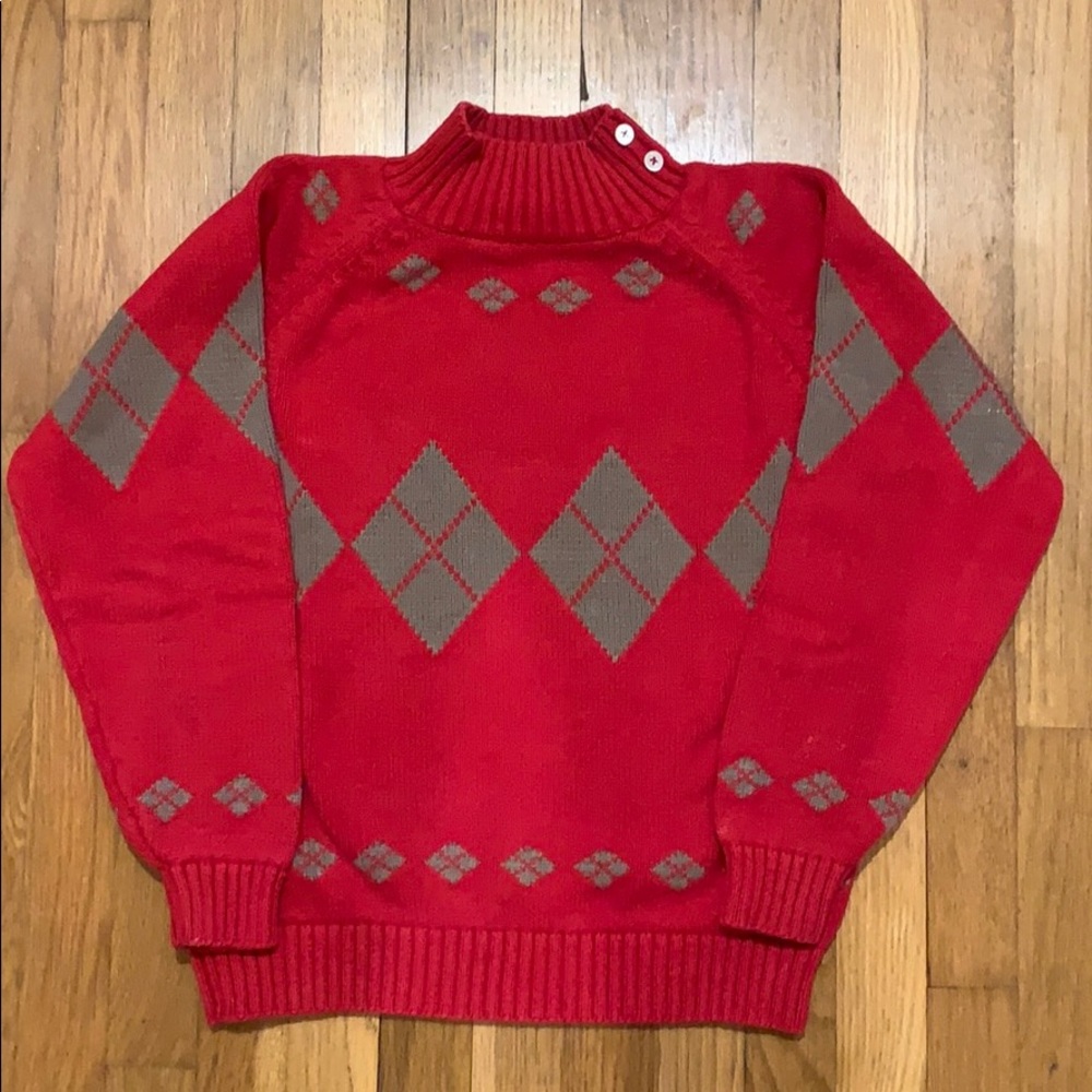 Talbots Turtleneck sweater with 2 buttons